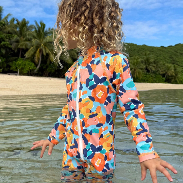 Ceacea Sidney Sun Safe Kids Long Sleeve Full Swimwear Suit