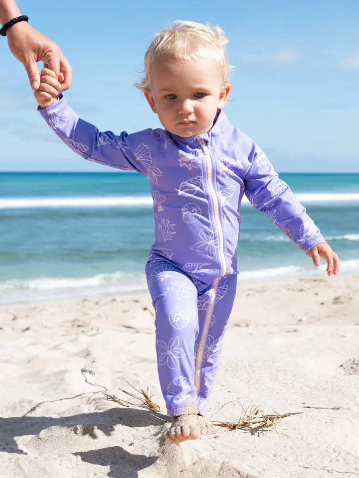 Ceacea Sidney Sun Safe Kids Long Sleeve Full Swimwear Suit
