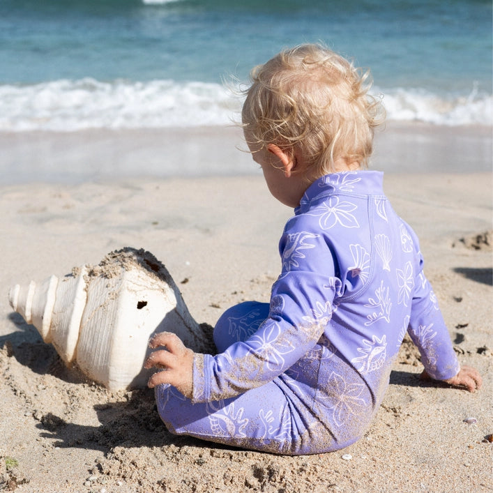 Ceacea Sidney Sun Safe Kids Long Sleeve Full Swimwear Suit