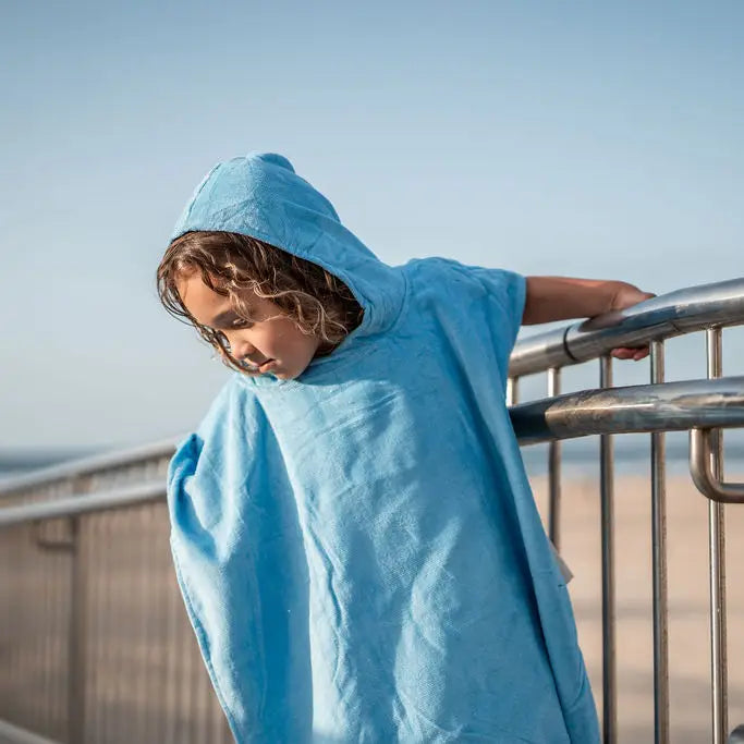 Coast Kids Ningaloo Hooded Kids Beach 100% Cotton Towel