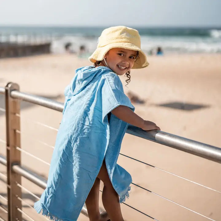 Coast Kids Ningaloo Hooded Kids Beach 100% Cotton Towel