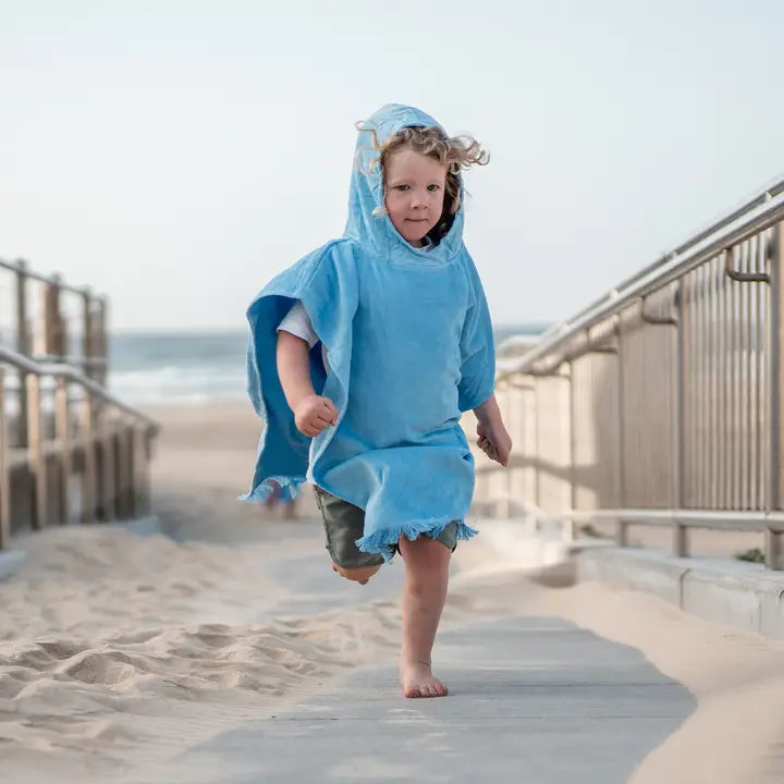 Coast Kids Ningaloo Hooded Kids Beach 100% Cotton Towel