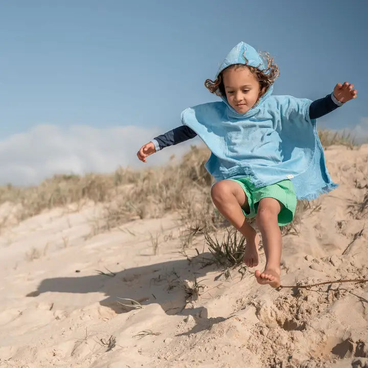 Coast Kids Ningaloo Hooded Kids Beach 100% Cotton Towel