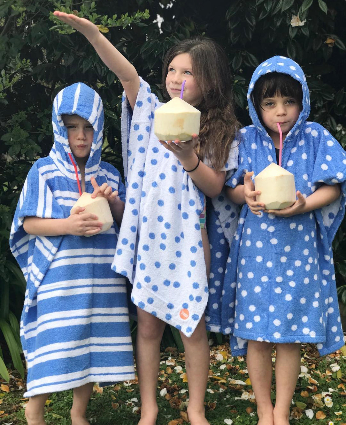 Troupe Kids Hooded Poncho