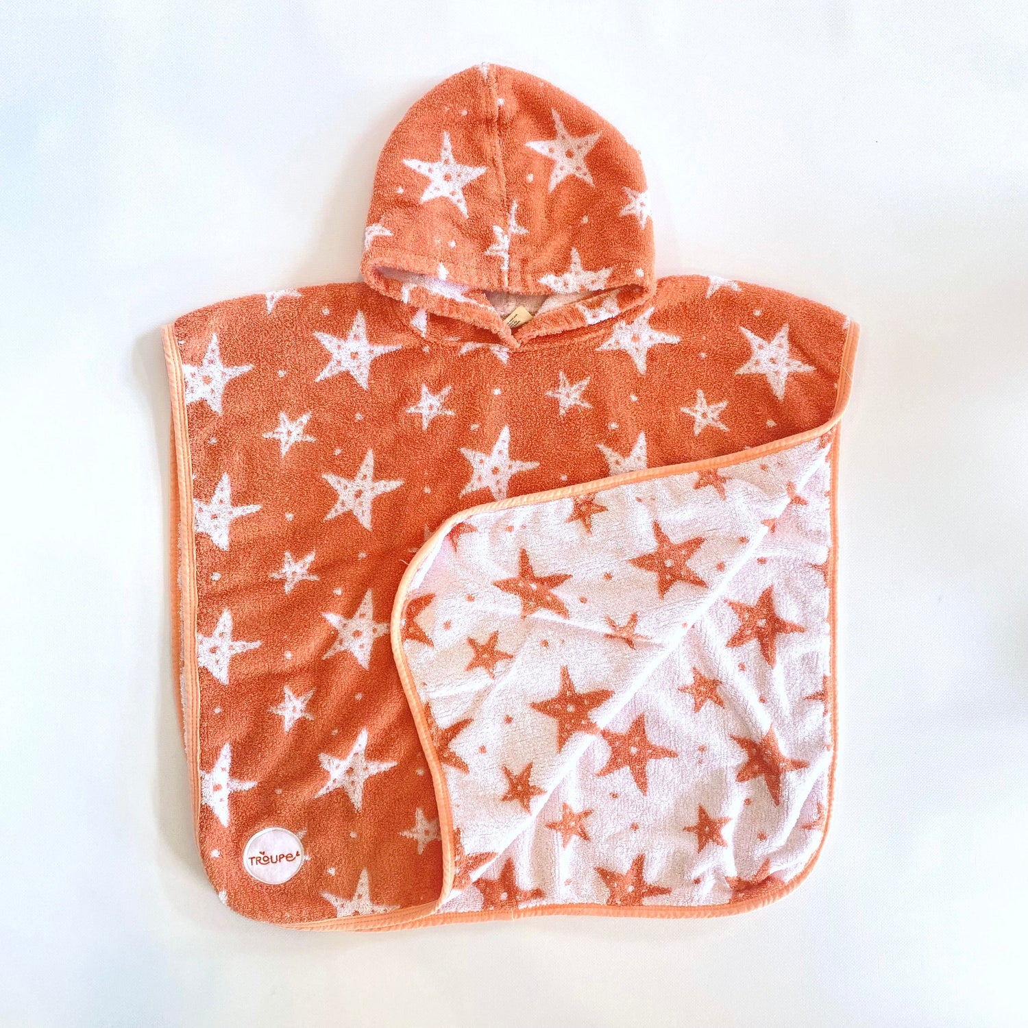 Troupe Kids Hooded Poncho