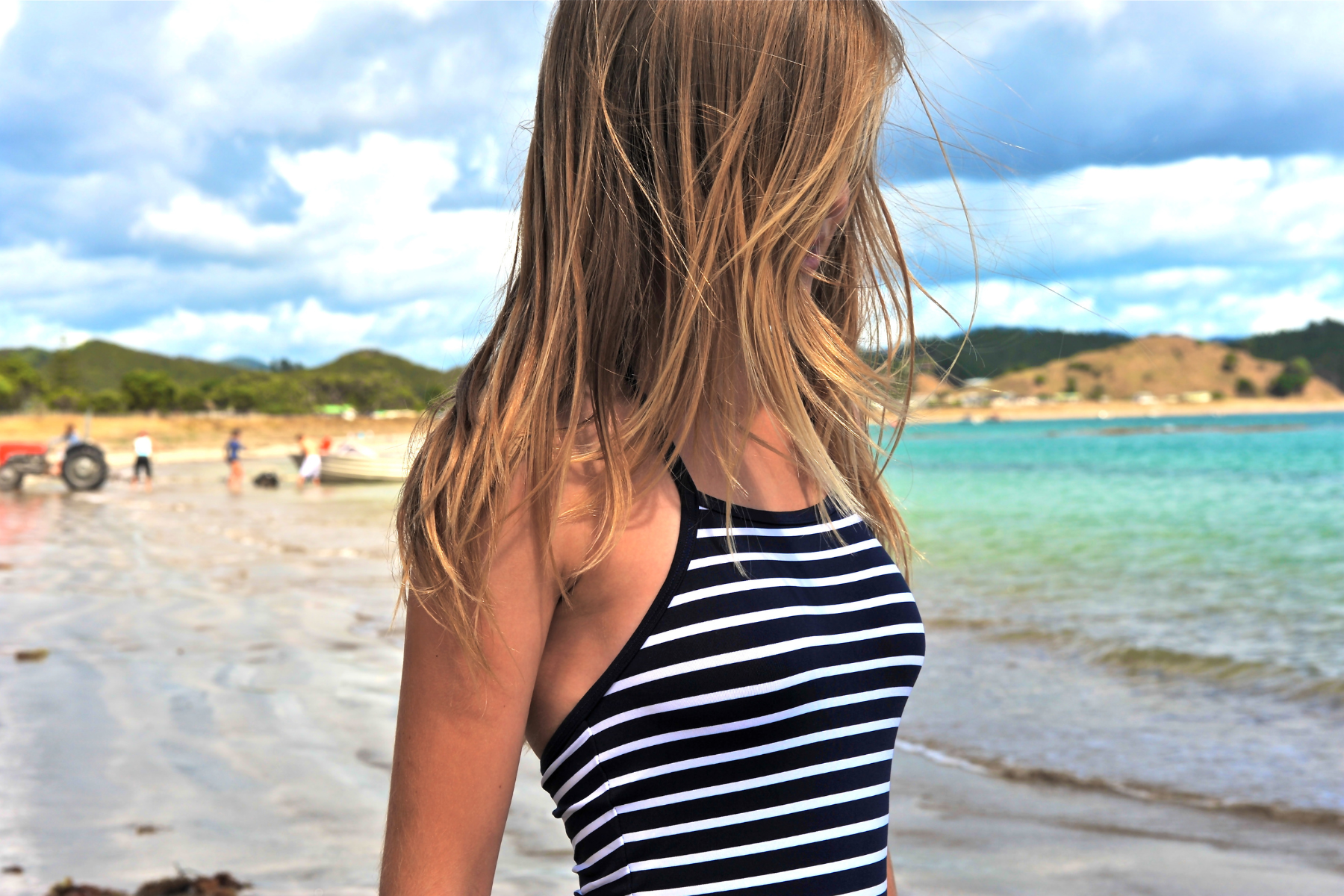 Girls Swimwear One Piece Classic Halter Neck UPF 50+ Bather