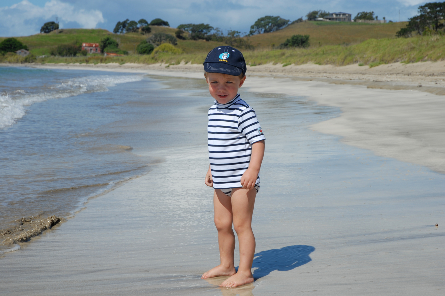 Kids Classic Short Sleeved Swim Shirt UPF 50+ Stripes