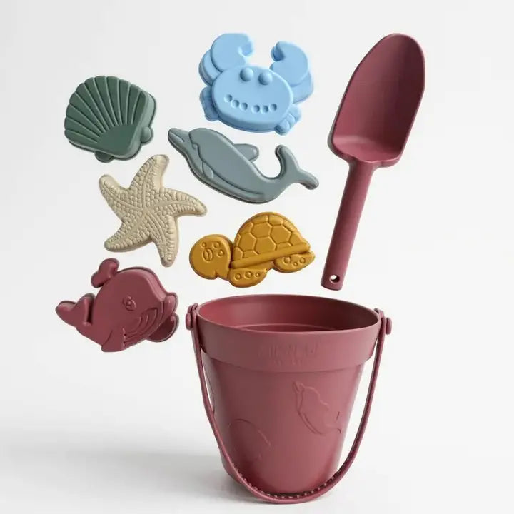 Minnow Designs Silicone Beach Bucket Set