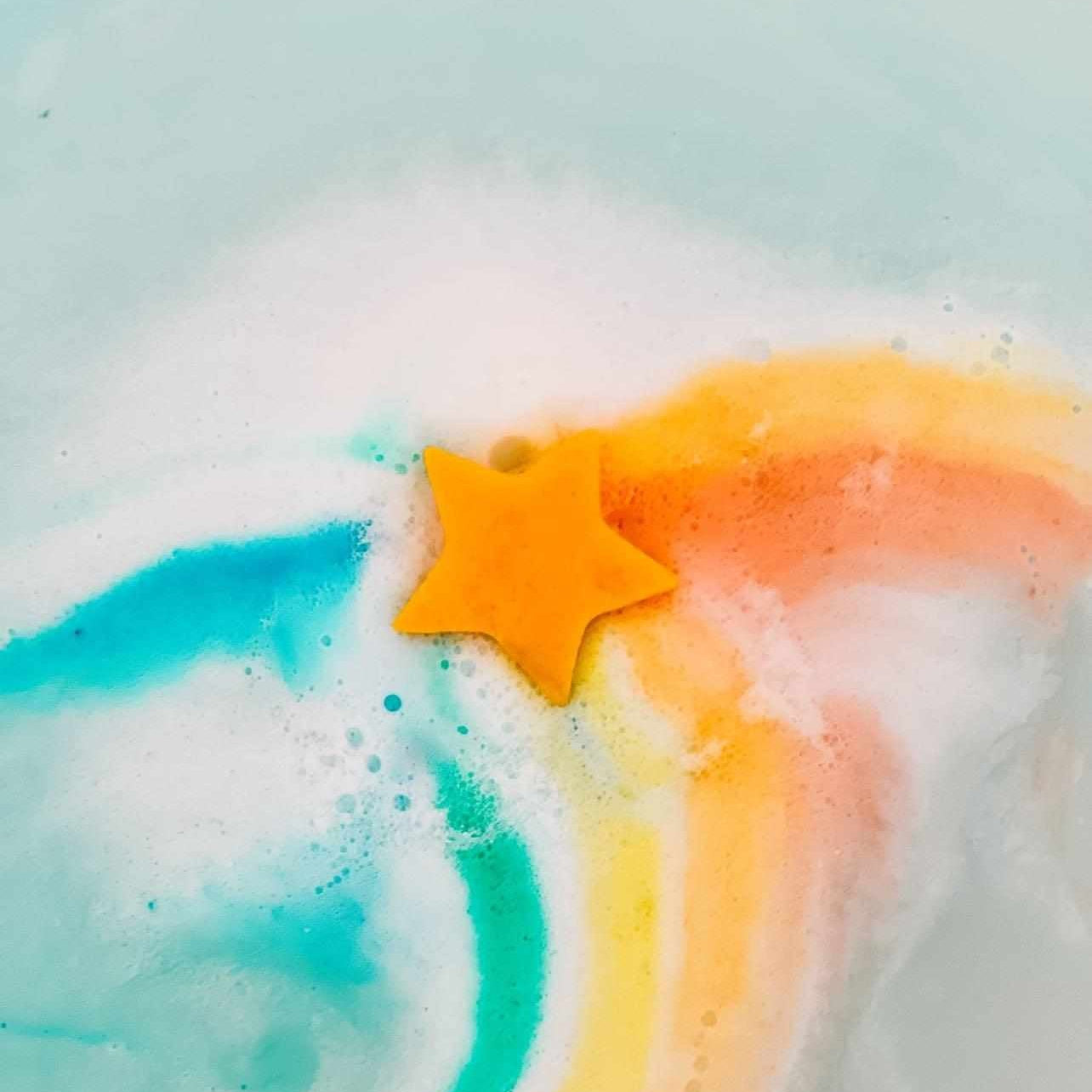 Bath Buddies Bundle | Rainbow ROCKET and STAR Bath Bomb Sprudel® | Set of 2