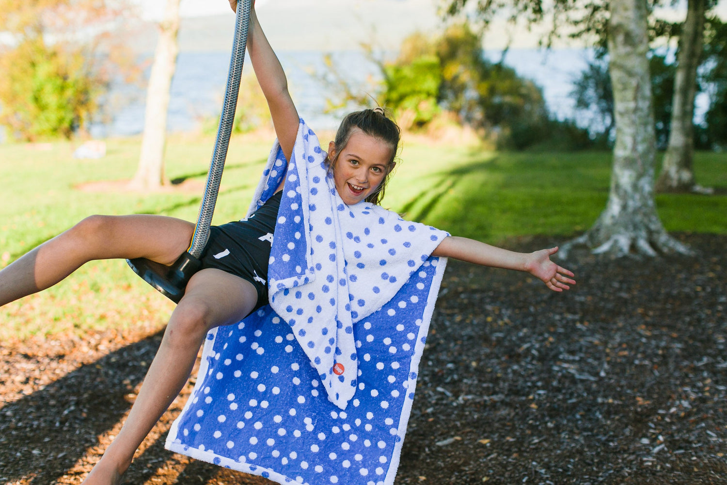 Troupe Kids Hooded Poncho