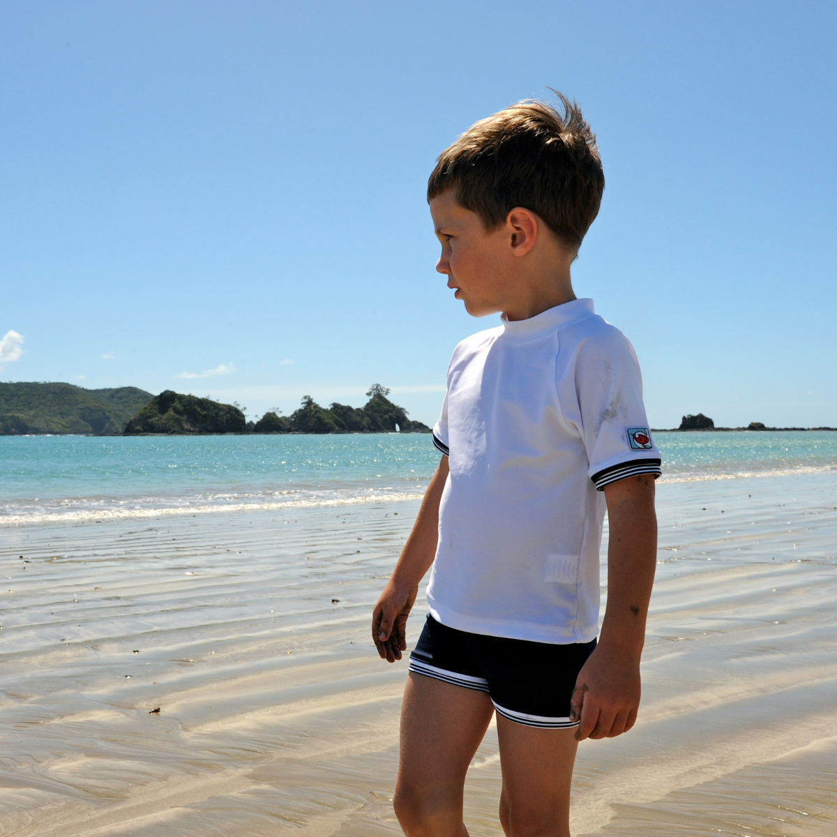 Kids Nautical Swim Shorts