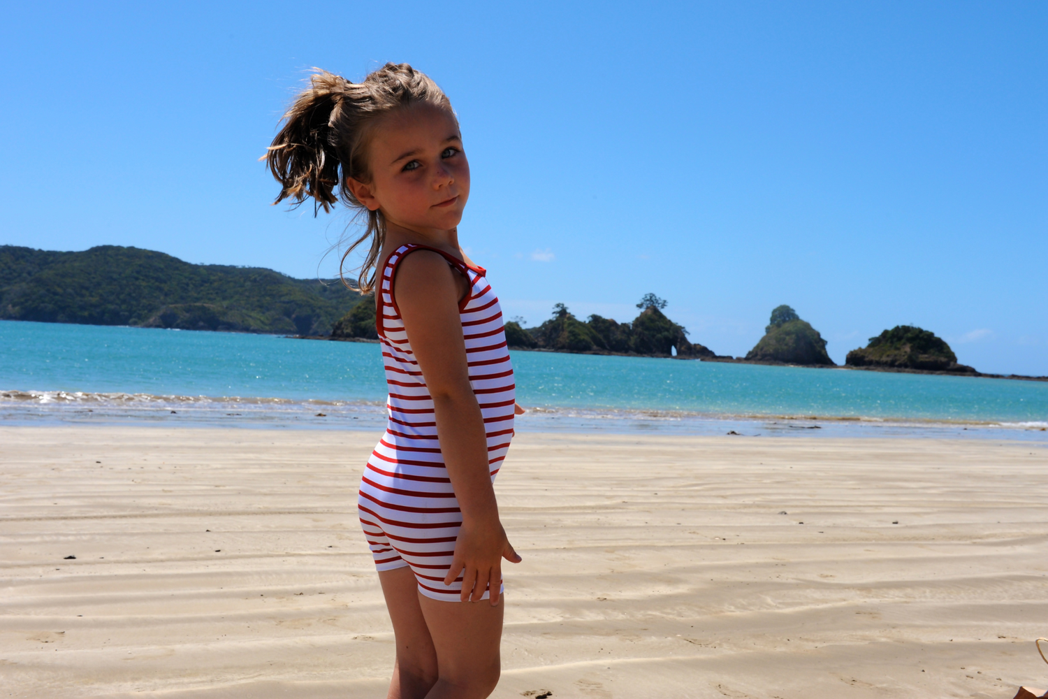 Girls Vintage Bather UPF 50+ Swimsuit