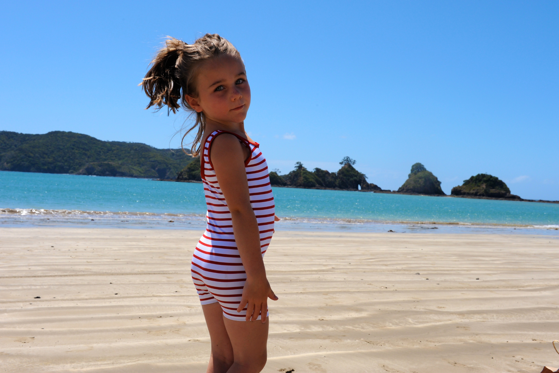 Girls Vintage Bather UPF 50+ Swimsuit