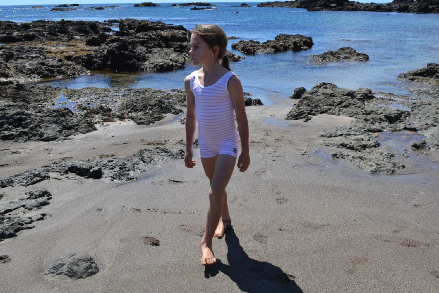 Girls Vintage Bather UPF 50+ Swimsuit