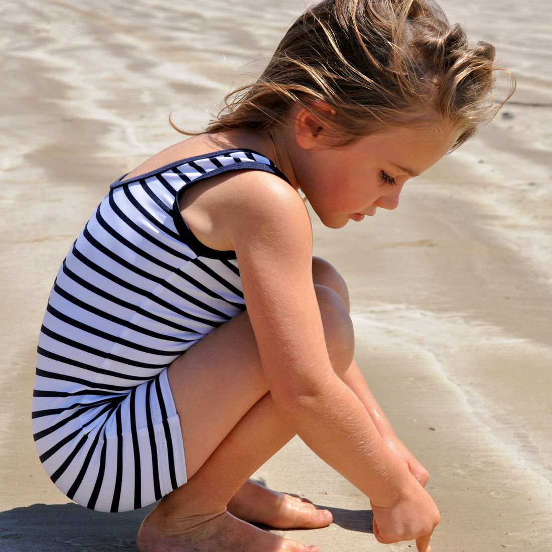 Girls Vintage Bather UPF 50+ Swimsuit