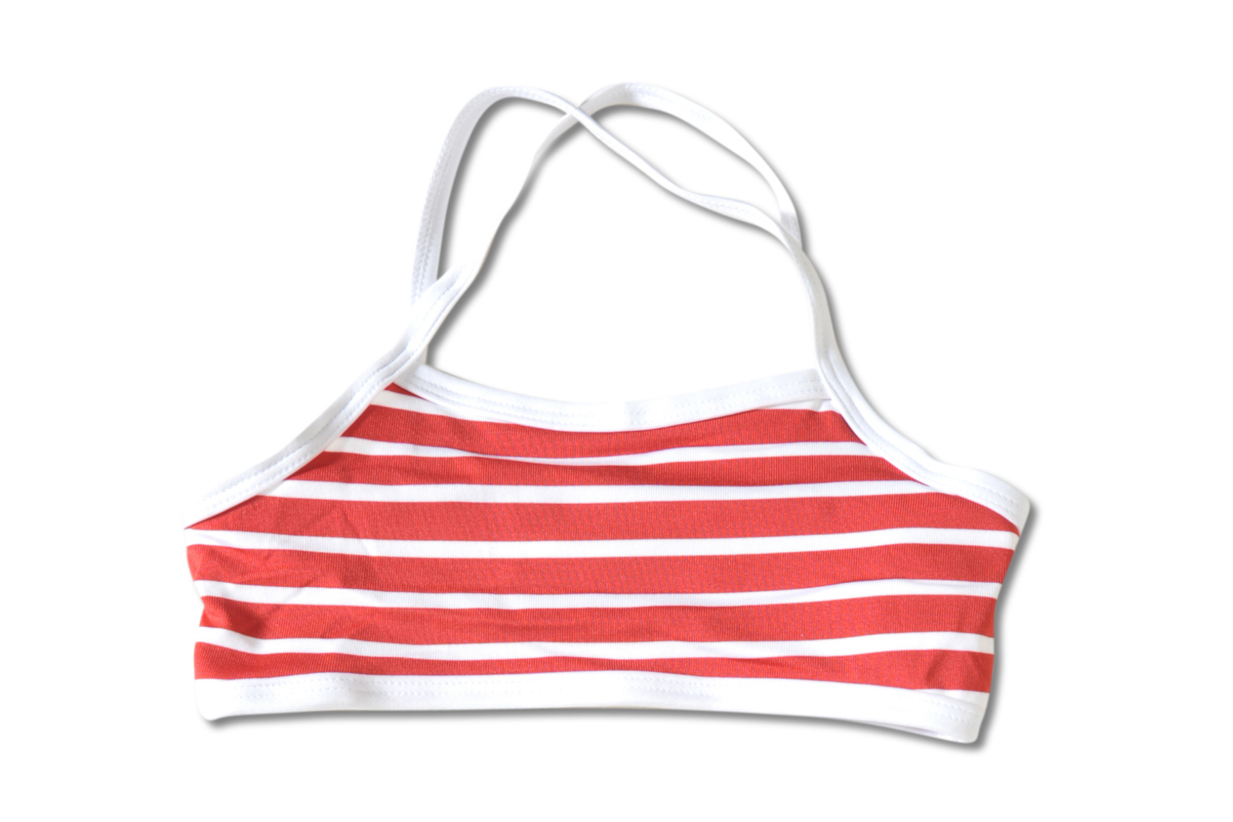 Girls Classic Bikini Top Stripes