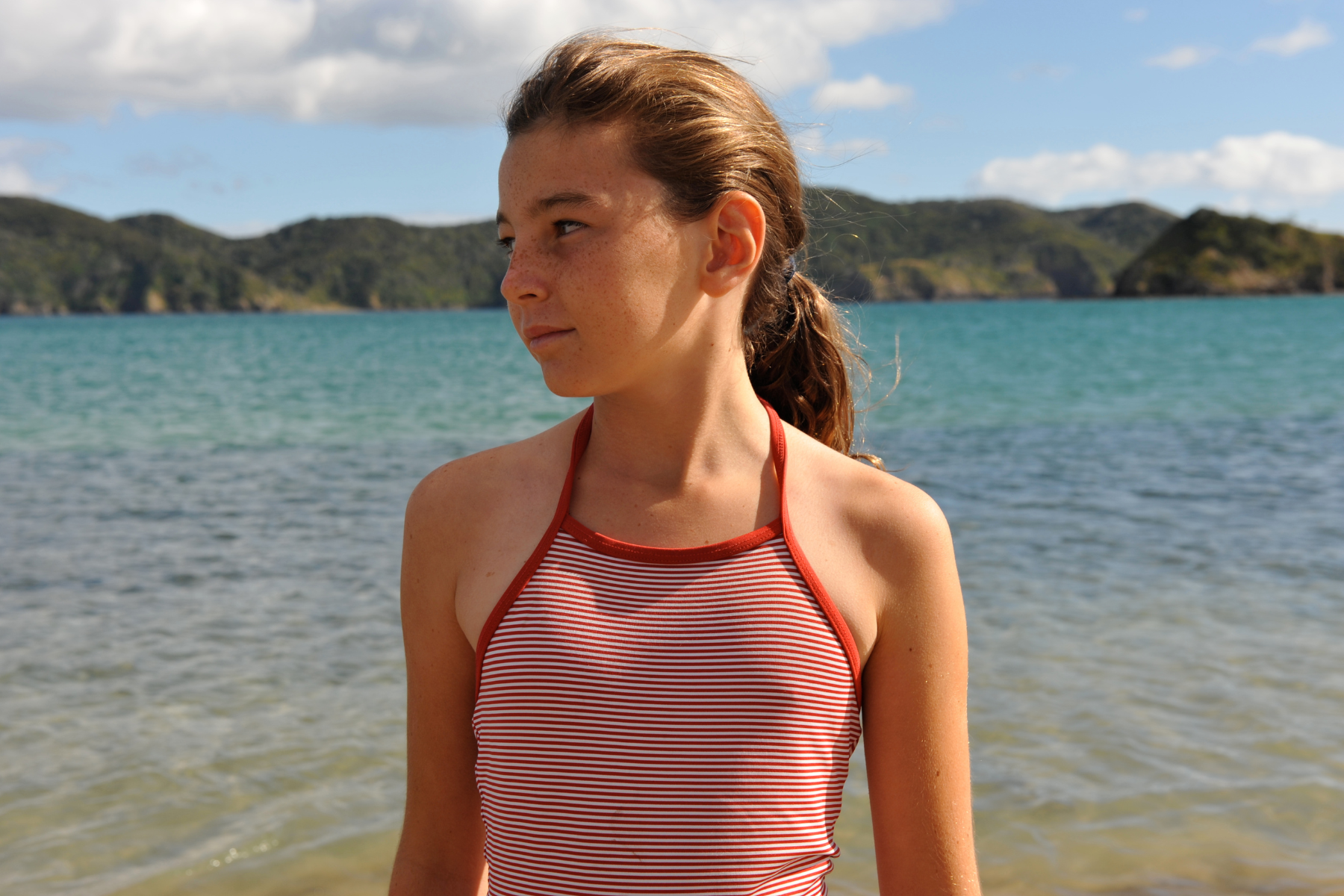 Girls Classic Halter Neck UPF 50+ Bather