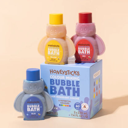 Honeysticks Bubble Bath Colour Mixing 3pk