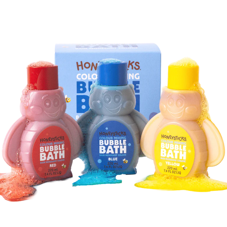 Honeysticks Bubble Bath Colour Mixing 3pk