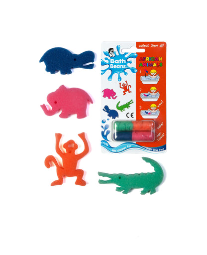 Bath Buddies African Animals Bath Beans® 🦛