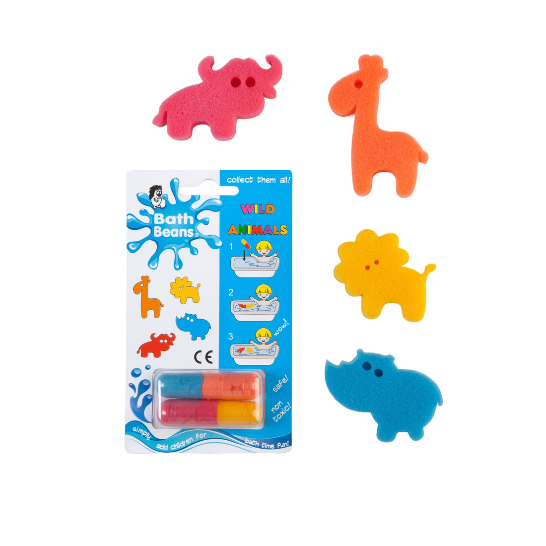 Bath Buddies Wild Animals Bath Beans® 🐘