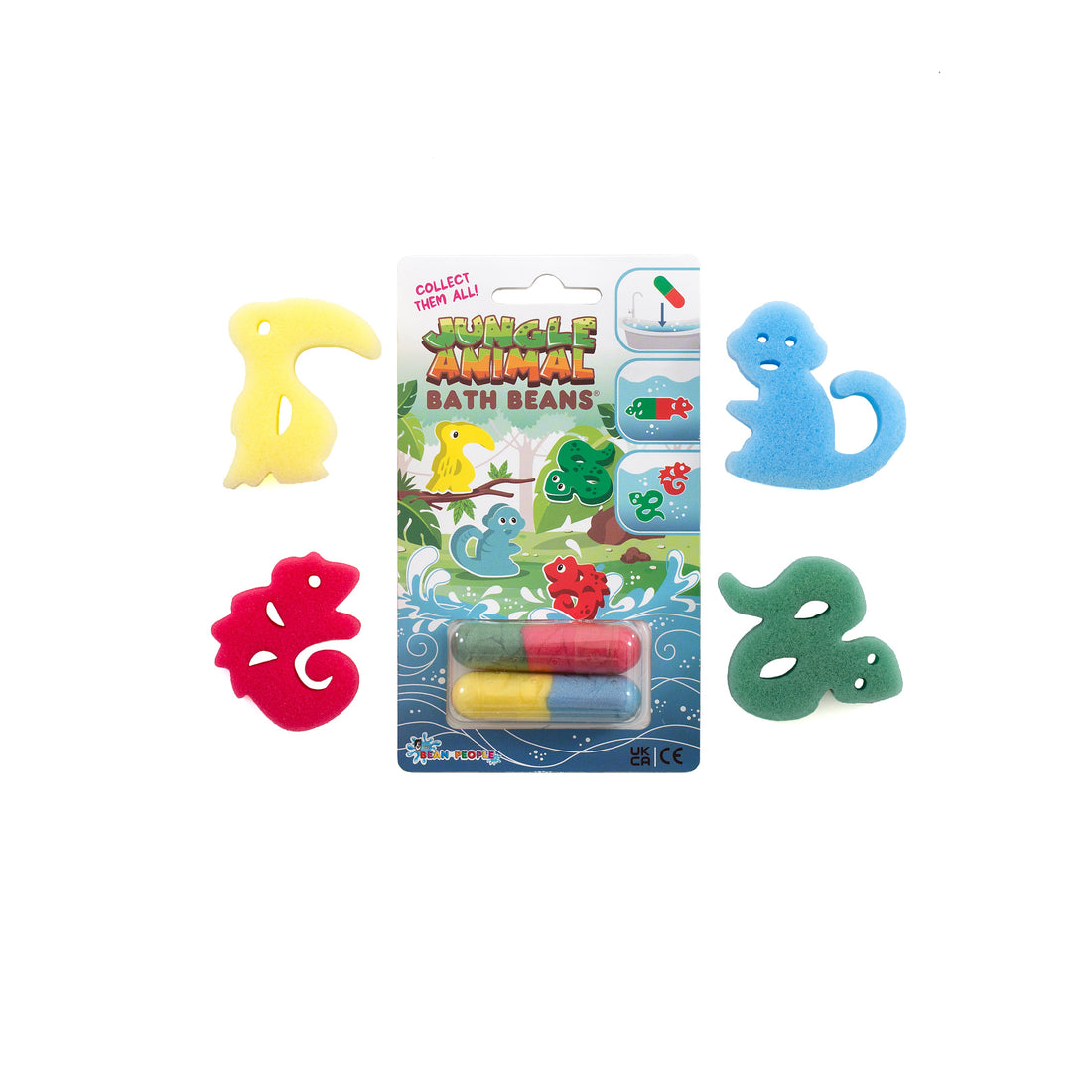 NEW! Bath Buddies Jungle Animal Bath Beans®