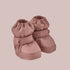Pair of Amethyst Purple Pu Showerproof Baby Booties