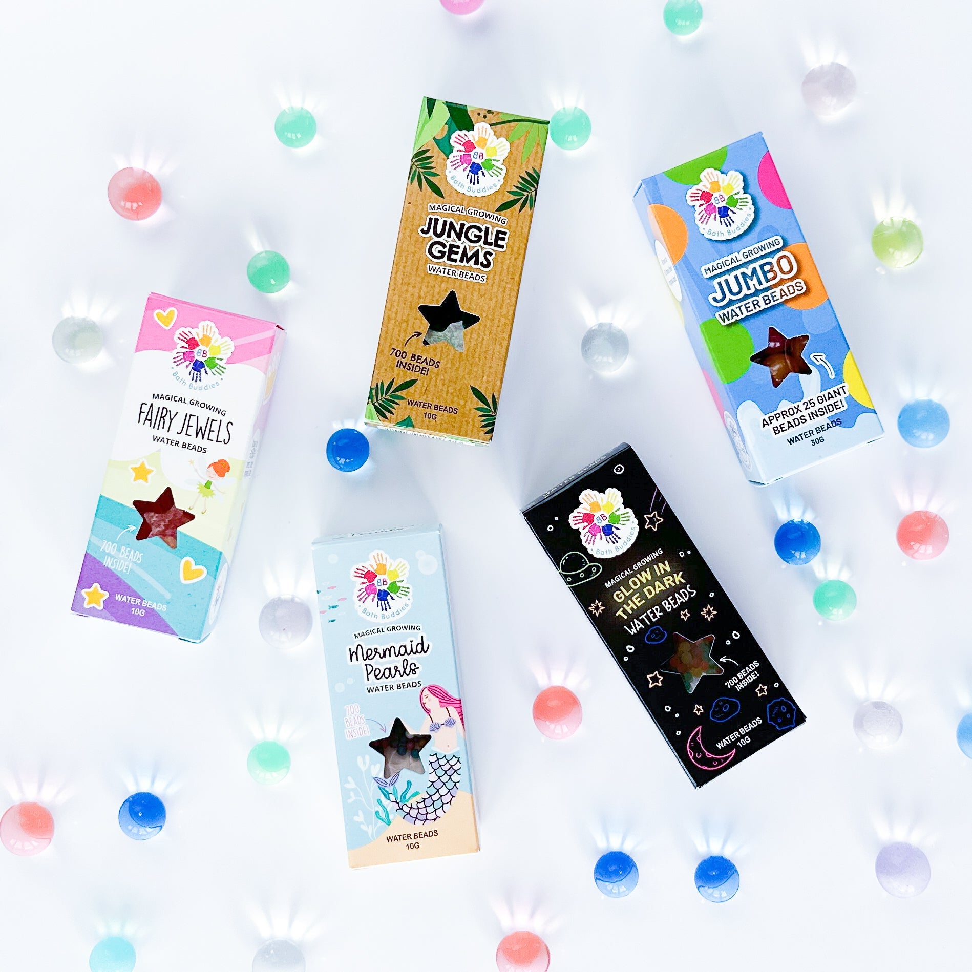 Bath Buddies Bundle | Water Beads | Full set of 5 Boxes