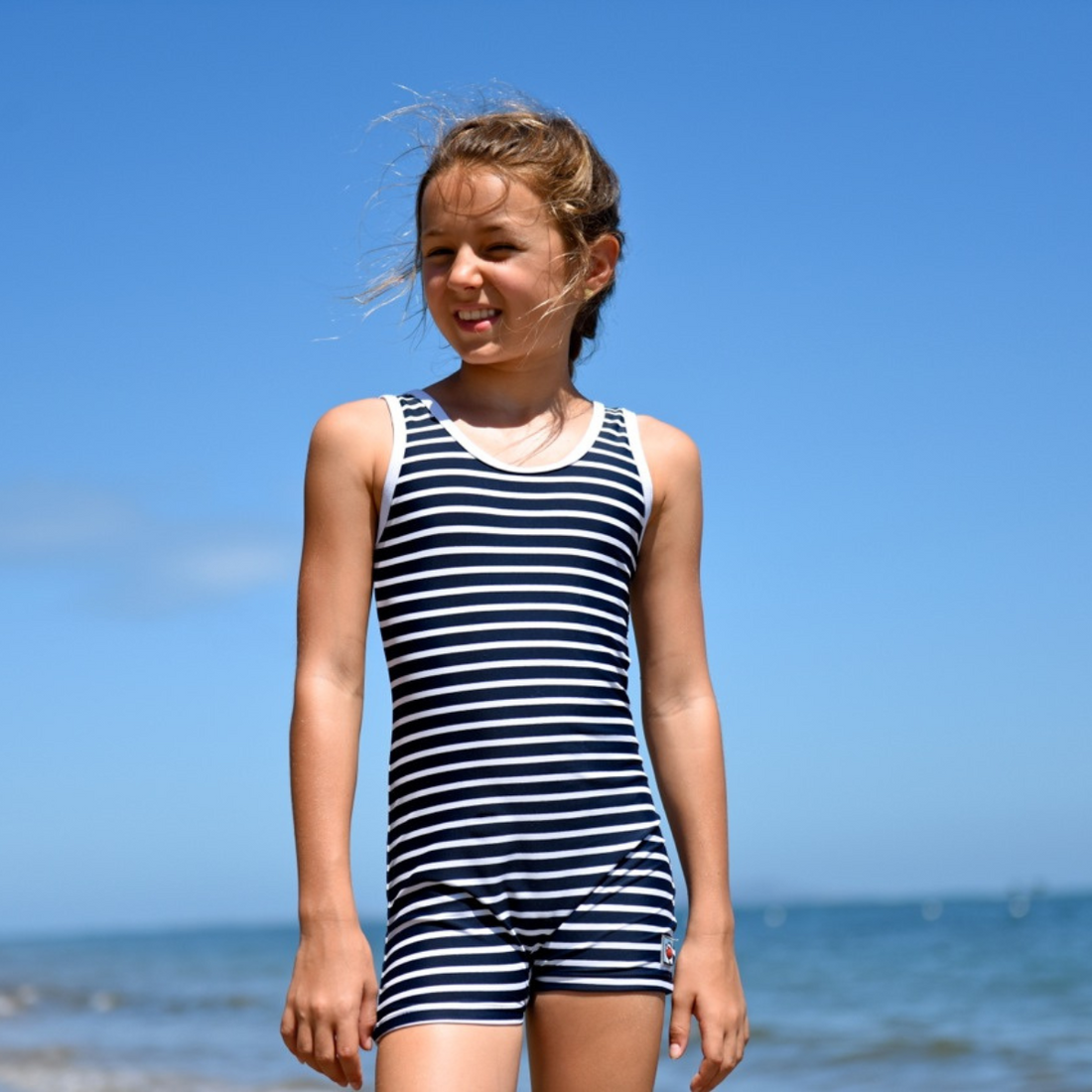 Girls Vintage Bather UPF 50+ Swimsuit