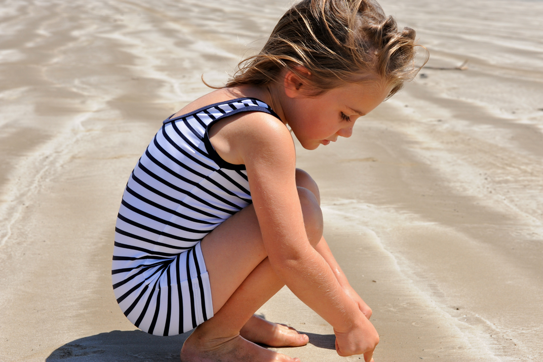 Girls Vintage Bather UPF 50+ Swimsuit